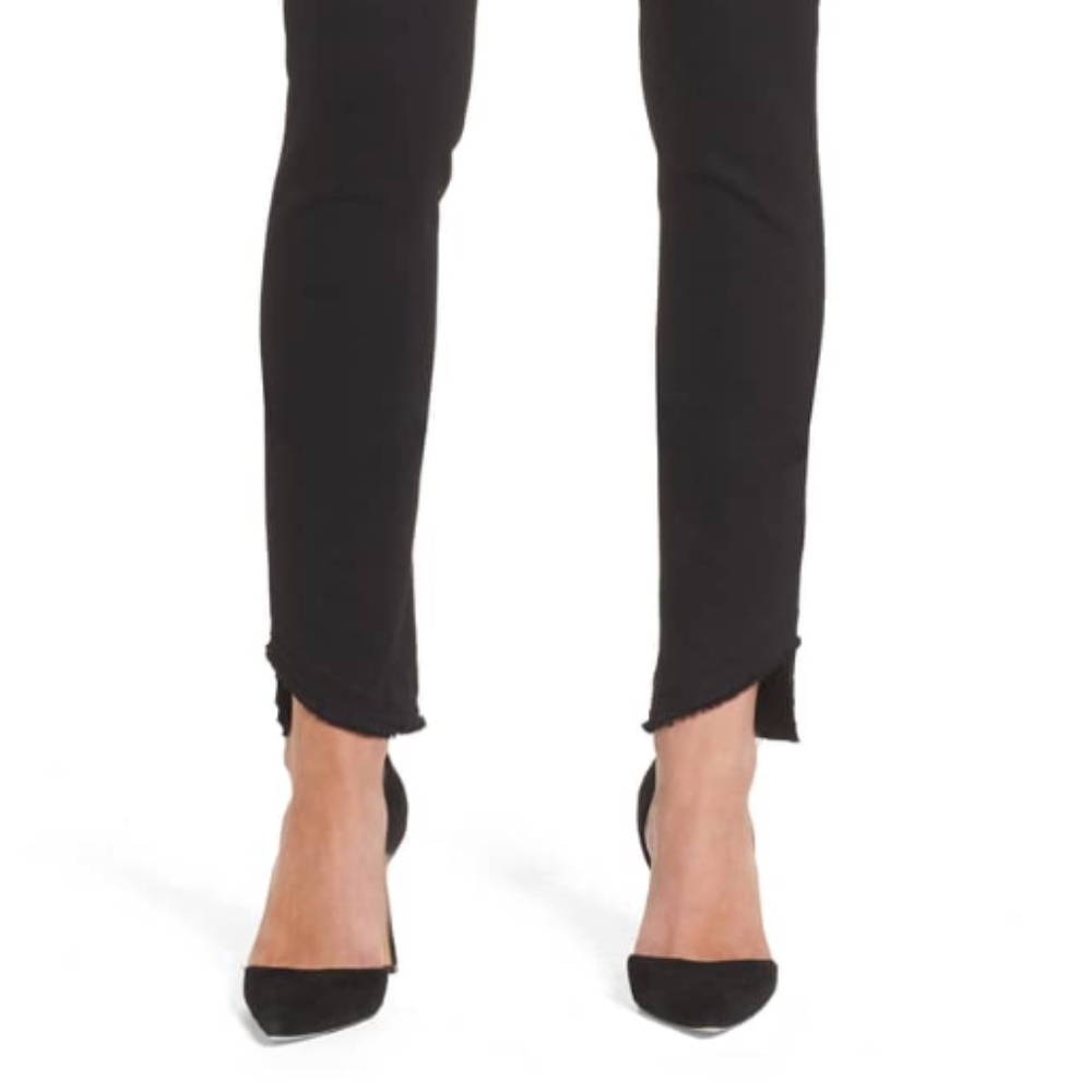 * Paige Transcend Undone Hem Skinny Jeans *